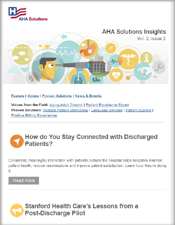 AHA Solutions INSIGHTS Newsletter - Patient Engagement After Discharge
