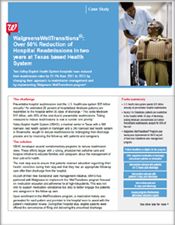 Walgreens WellTransitions: Over 50% Reduction of Hospital Readmissions in two years